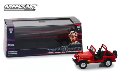 1983 Jeep CJ-7 Renegade Red (Sarah Connor’s) "The Terminator" (1984) Movie 1/43 Diecast Model Car by Greenlight