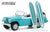 [SHIPPING NOW] 1968 Kaiser-Jeep Jeepster Convertible with Surfboards "The Hobby Shop" Series 9 - 1/64 Diecast Model Car by Greenlight